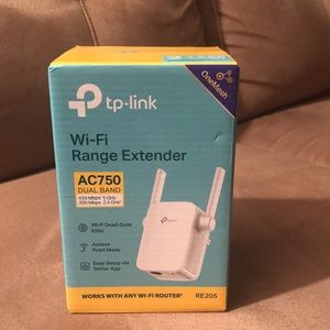 TP-Link AC750 Dual Band Wi-Fi Range Extender (RE205)